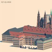 【商城福利】精品地图布拉格城堡